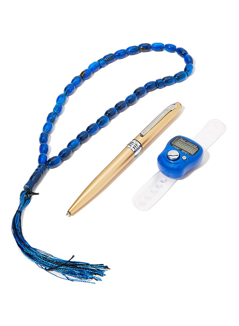 Rosh Prayer Bead With Pen And Finger Tally Counter - Image 2