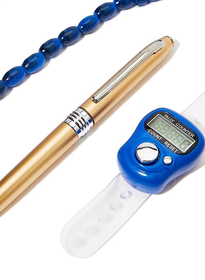 Rosh Prayer Bead With Pen And Finger Tally Counter - Image 3