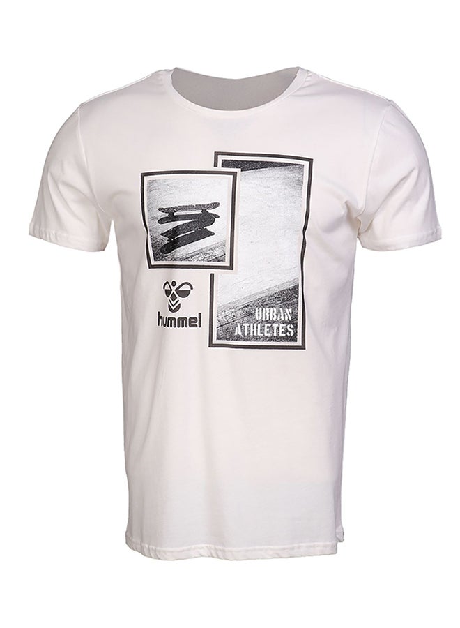 Hummel Ruben T-Shirt White - Image 1