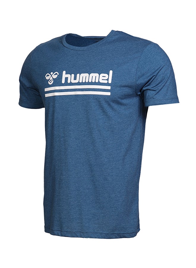 Hummel Shango T-Shirt Blue - Image 3