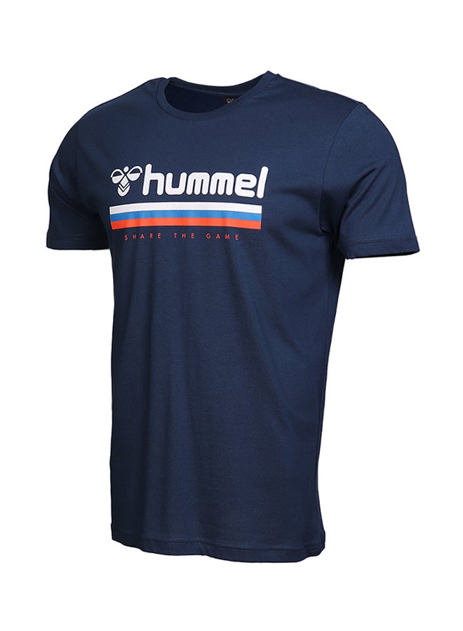 Hummel Willy T-Shirt Blue - Image 3
