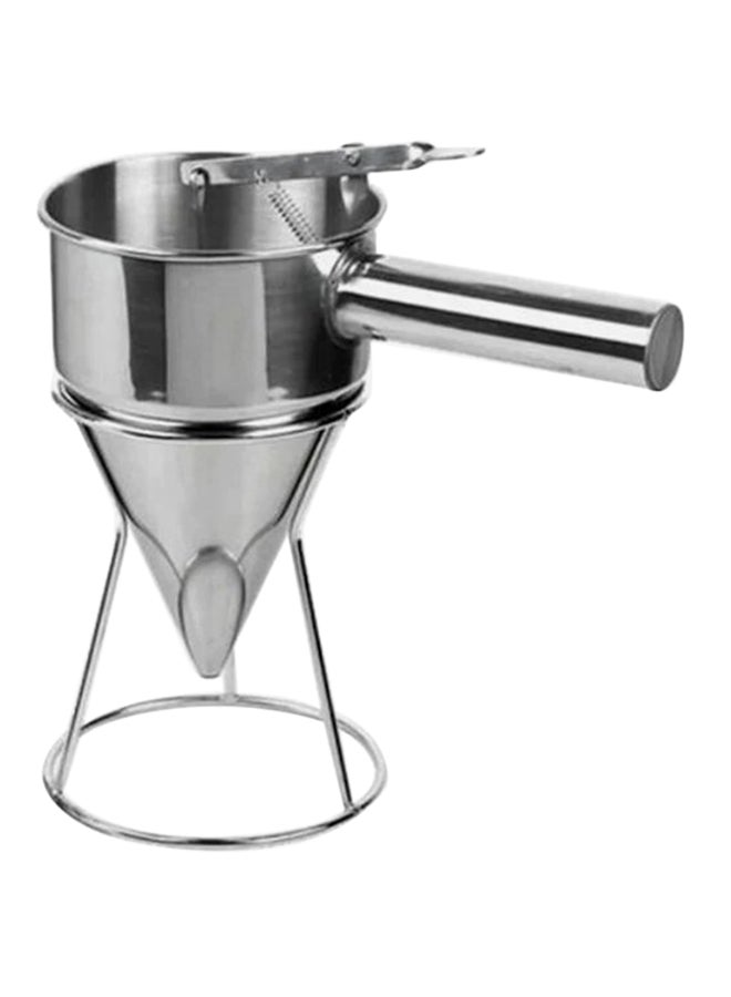 Bin-Shihoun-Abomar - Stainless Steel Pancake Batter Dispenser Silver 10cm - Image 1