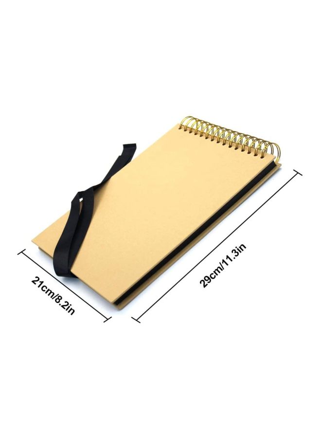Generic Photo Album Craft Gold 29x21centimeter  - Image 3