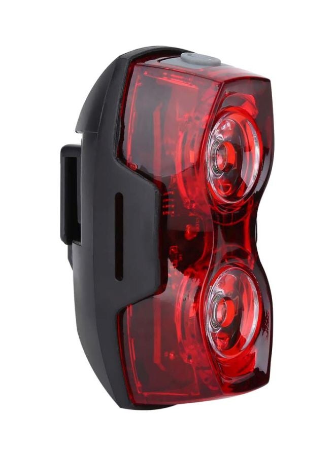 Beauenty LED Safety Warning Headlight For Bicycle Black/Red 7x3.5x3cm - Image 1