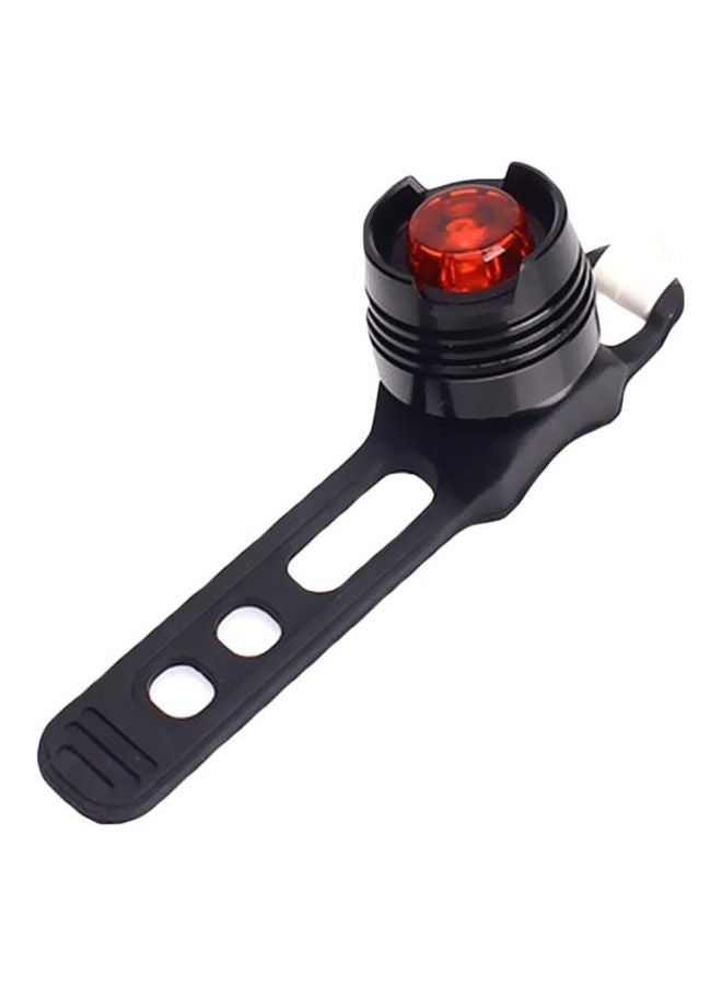 Beauenty Waterproof LED Safety Warning Headlight For Bicycle Black 9.8x2centimeter - Image 1