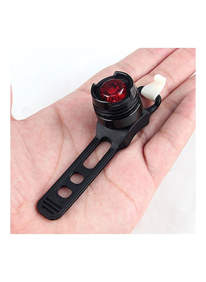 Beauenty Waterproof LED Safety Warning Headlight For Bicycle Black 9.8x2centimeter - Image 2