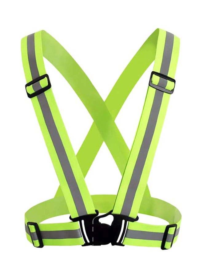 Beauenty Reflective Elastic High Visibility Safety Vest Belt Green 4x1.5centimeter  - Image 1