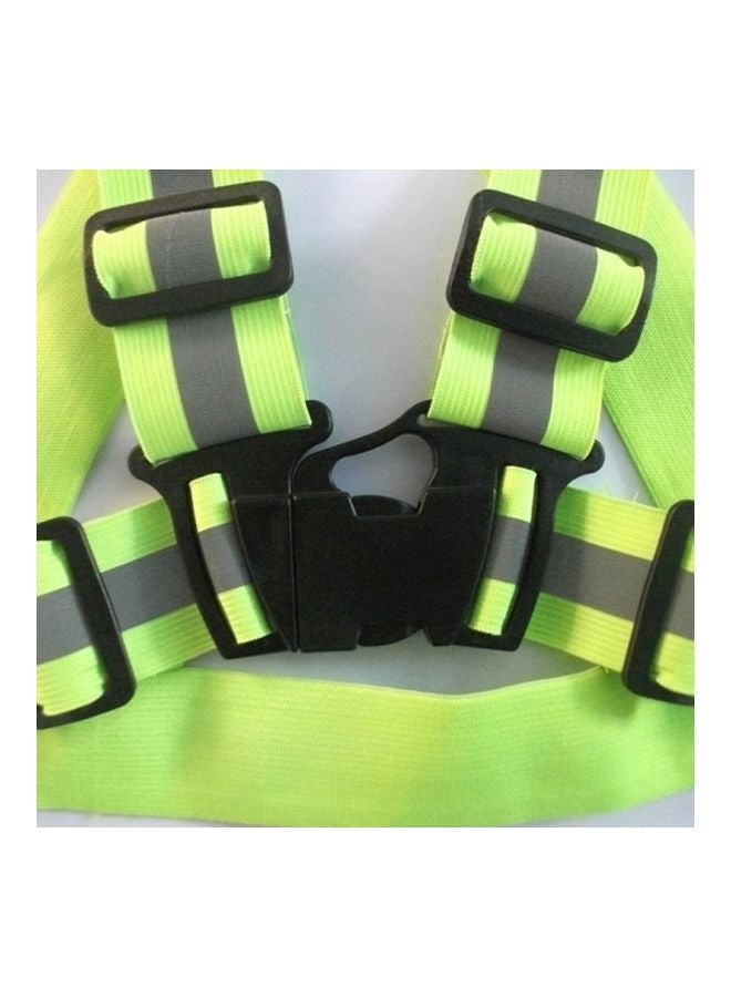 Beauenty Reflective Elastic High Visibility Safety Vest Belt Green 4x1.5centimeter  - Image 2
