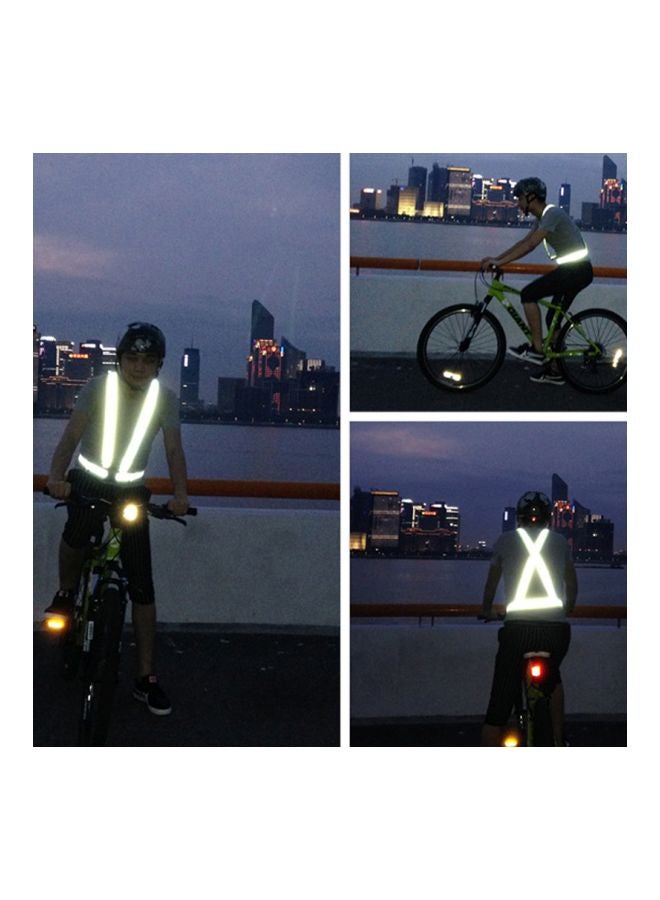 Beauenty Reflective Elastic High Visibility Safety Vest Belt Green 4x1.5centimeter  - Image 5
