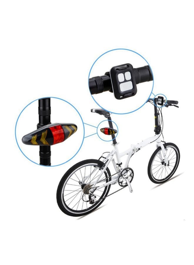 Beauenty - Wireless Indicator Lights For Bicycle Black 12.4x3.8centimeter - Image 1