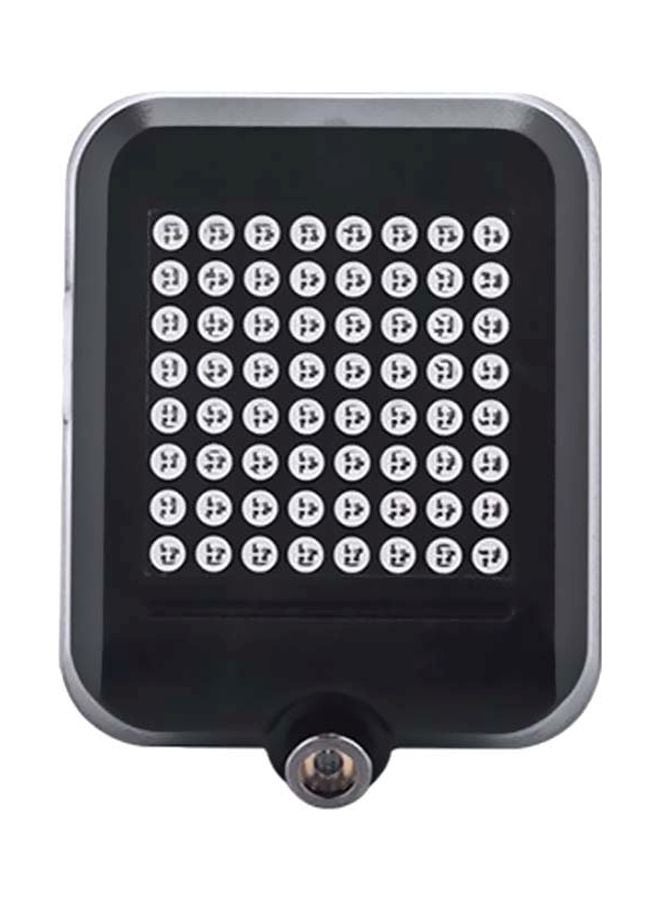 بيوينتي مصباح إشارات LED للدراجة فضي 5.8x3.0x7.1سم - Image 1
