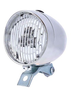 Beauenty Retro 3 LED Front Light Bicycle Silver 9.5x8.5x7centimeter  - Image 1