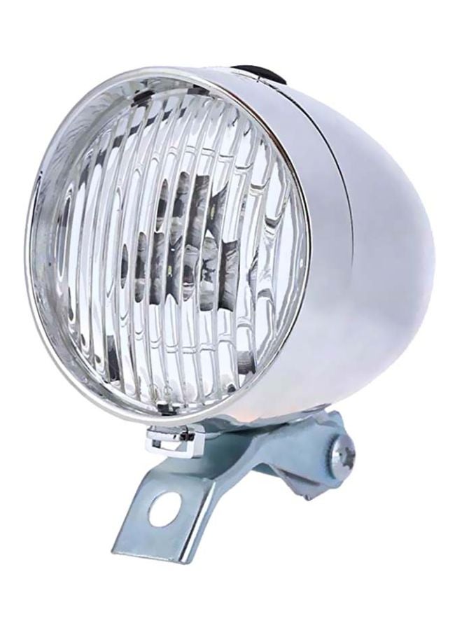 بيوينتي مصباح أمامي مكون من 3 لمبات LED بتصميم كلاسيكي للدراجة فضي 9.5x8.5x7Ø³Ù†ØªÙŠÙ…ØªØ±  - Image 1