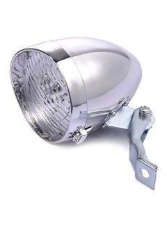 Beauenty Retro 3 LED Front Light Bicycle Silver 9.5x8.5x7centimeter  - Image 2