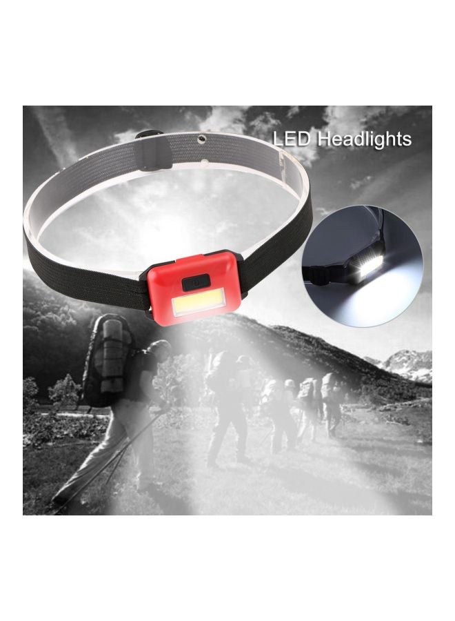 بيوينتي مصباح للرأس LED مقاوم للماء أحمر وأسود 6.1x4x1.8Ø³Ù†ØªÙŠÙ…ØªØ±  - Image 2
