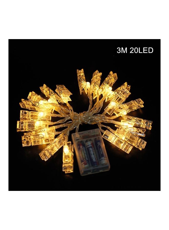 Beauenty LED String Light For Christmas Yellow 3meter Yellow 3meter - Image 2