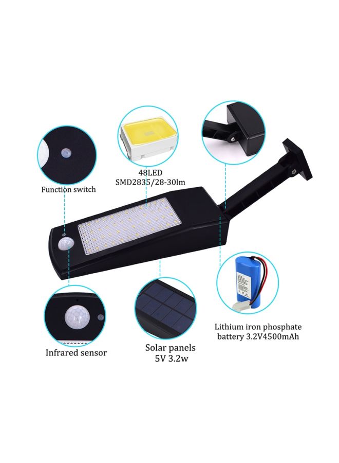 Beauenty LED Solar Light Yellow 27x9.8x4.6centimeter - Image 2