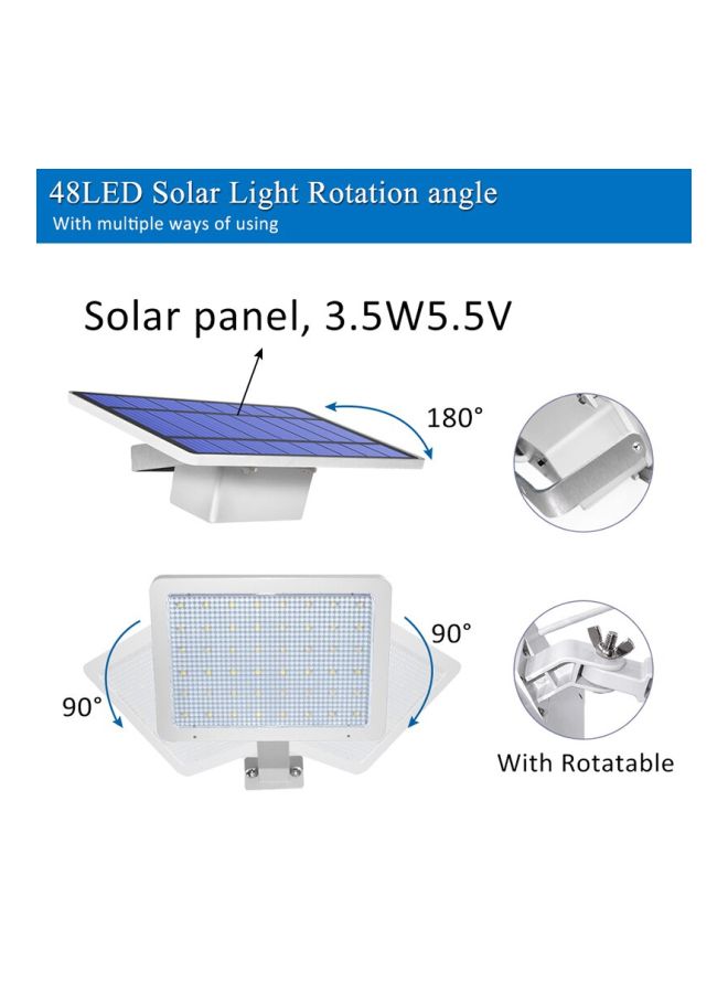 بيوينتي مصباح LED يعمل بالطاقة الشمسية أبيض 19.7x11.7Ø³Ù†ØªÙŠÙ…ØªØ±  - Image 3