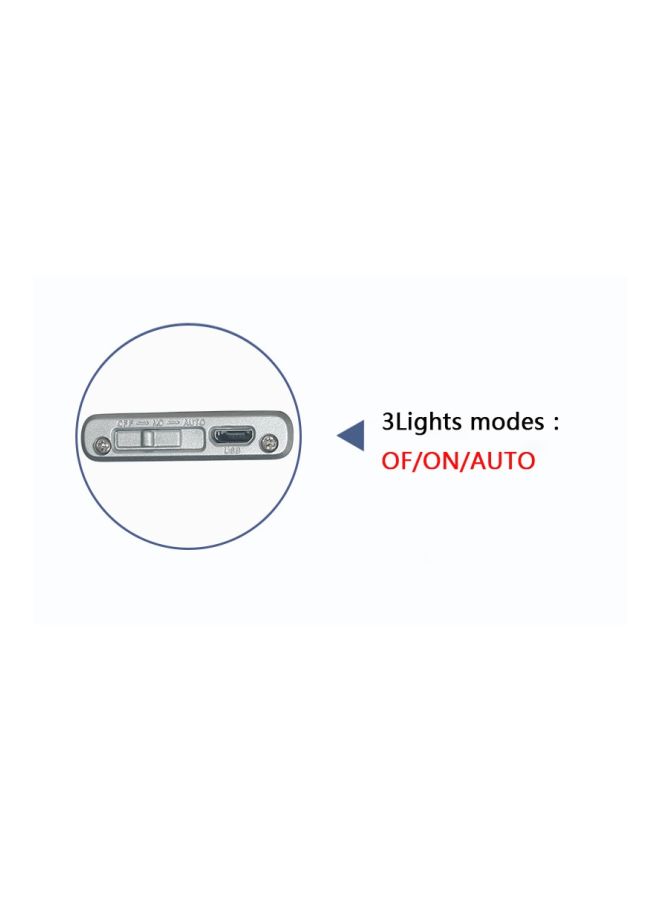 Beauenty LED Under Cabinet Light USB Rechargeable Silver 23x9cm - Image 5