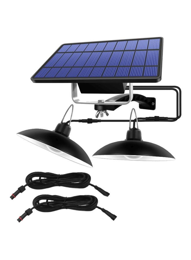 Beauenty Double Head Solar Light Black 19.7x11.7centimeter - Image 1