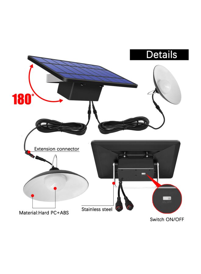 Beauenty Double Head Solar Light Black 19.7x11.7centimeter - Image 2
