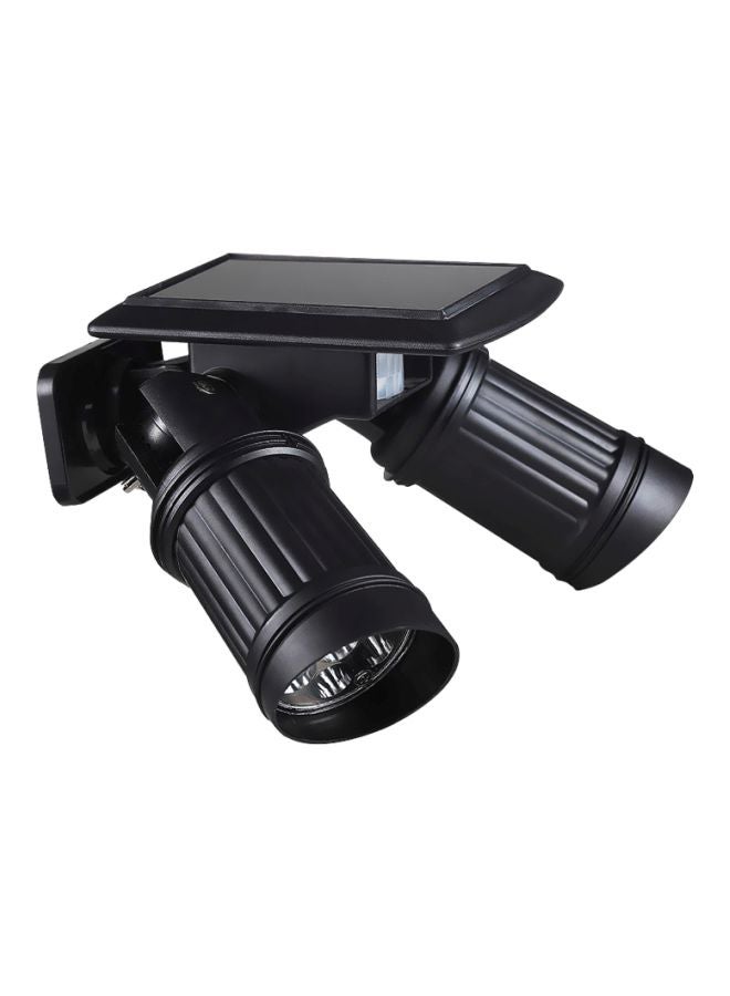 بيوينتي مصباح LED يعمل بالطاقة الشمسية مكون من 14 لمبة أسود/فضي 14.8x9سم - Image 1