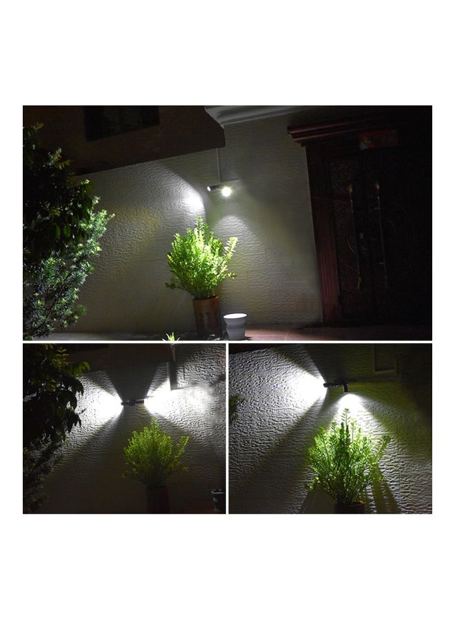 بيوينتي مصباح LED يعمل بالطاقة الشمسية مكون من 14 لمبة أسود/فضي 14.8x9سم - Image 4