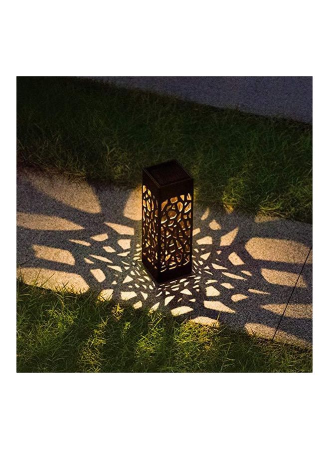 بيوينتي مصباح إضاءة LED يعمل بالطاقة الشمسية للديكور أسود 28x5.9x5.9سم - Image 2