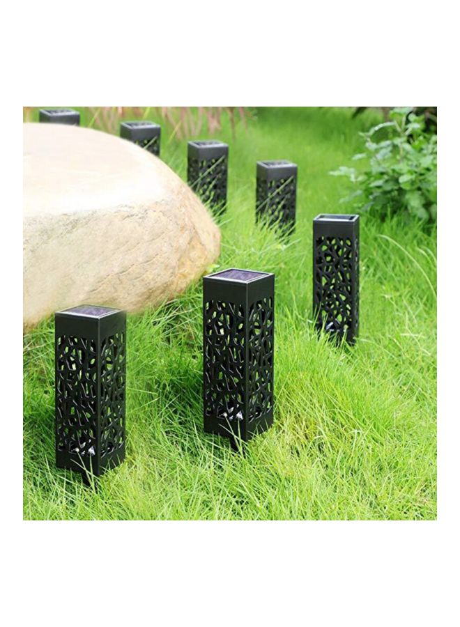 بيوينتي مصباح إضاءة LED يعمل بالطاقة الشمسية للديكور أسود 28x5.9x5.9سم - Image 3