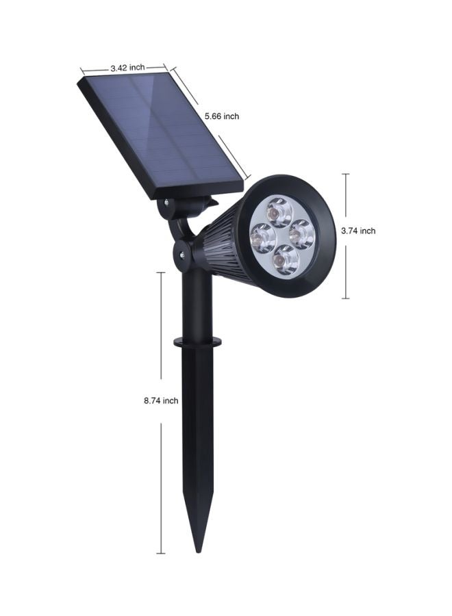 بيوينتي مصباح كشاف بإضاءة LED يعمل بالطاقة الشمسية بتصميم قابل للتعديل - 4 قطع أزرق 30x8.5Ø³Ù†ØªÙŠÙ…ØªØ±  - Image 5