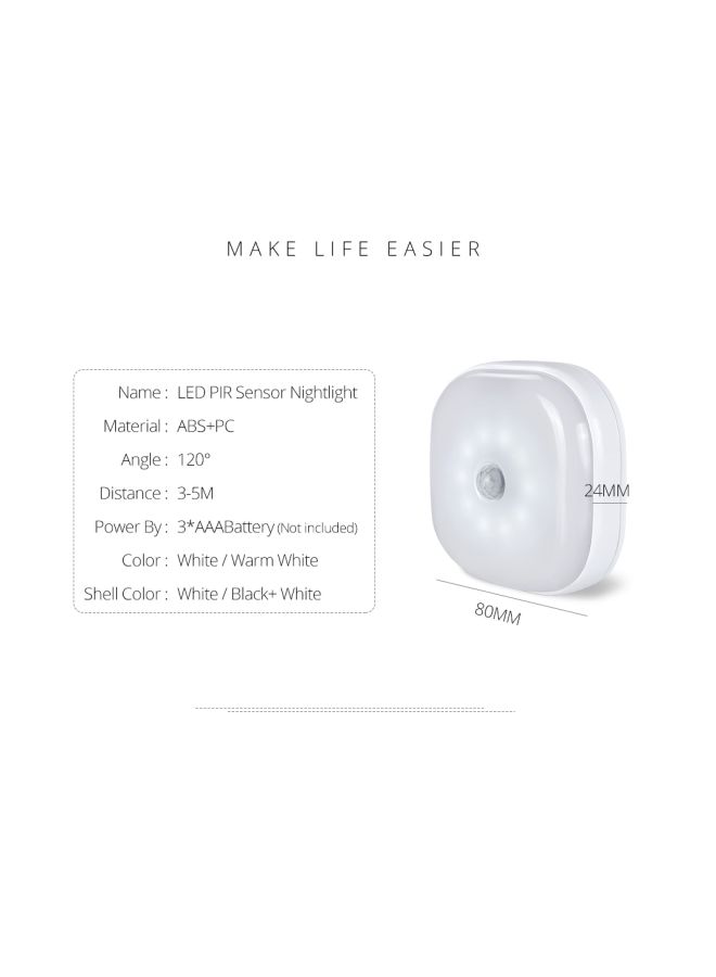 Beauenty Wireless Smart LED Night Light White 80x80x30cm - Image 4