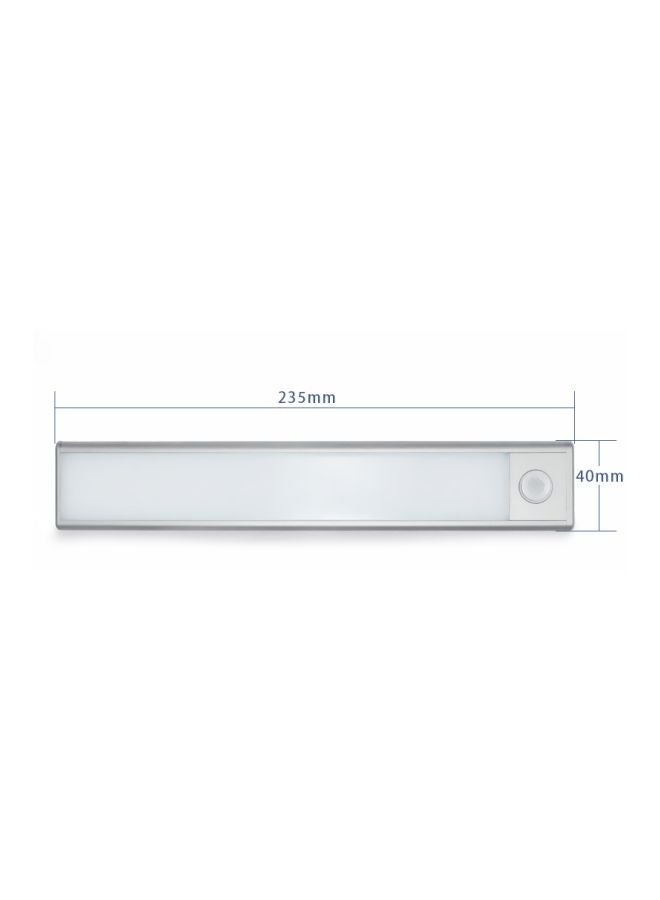 Beauenty LED Under Cabinet Light USB Rechargeable Silver 23x9cm - Image 2