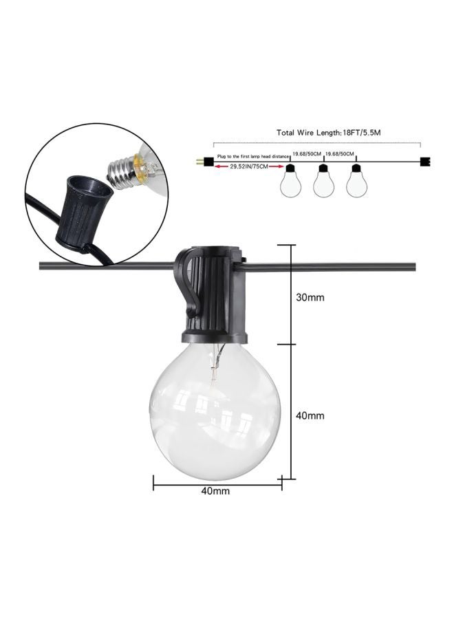 Beauenty Decorative Patio String Light For Christmas Warm White 25feet Warm White 25feet  - Image 2