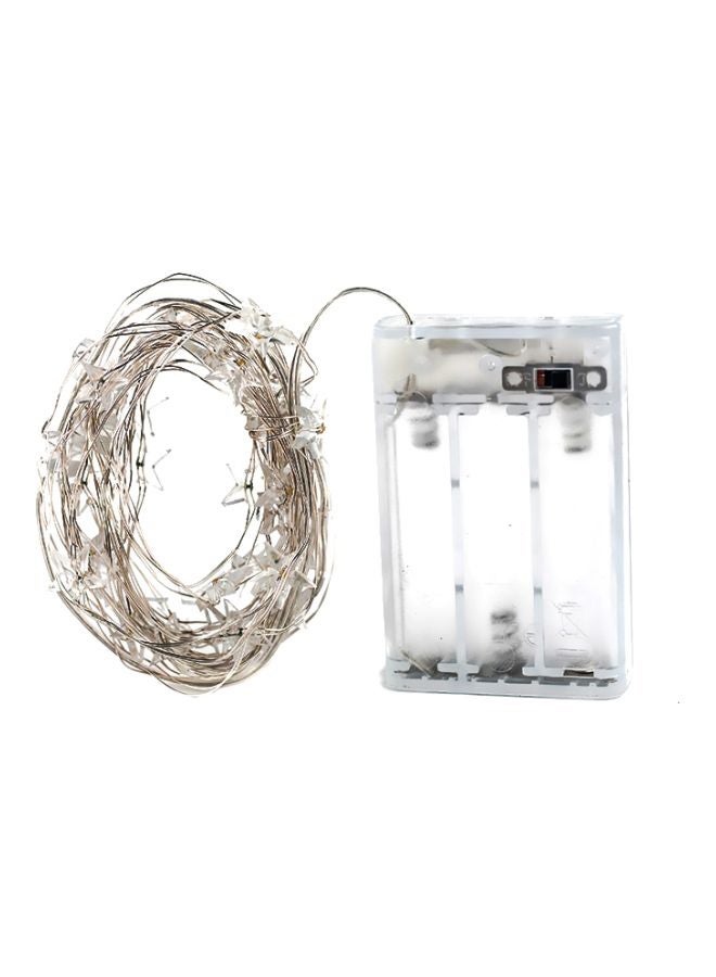 Beauenty Decorative Star Shaped String Light For Christmas Warm White 4meter Warm White 4meter - Image 1