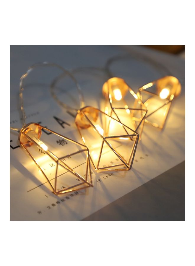 بيوينتي مصباح LED للزينة بشكل سلسلة أبيض دافئ 3متر - Image 3