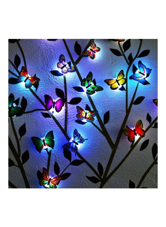 بيوينتي مصباح حائط ثلاثي الأبعاد بتصميم على شكل فراشة بإضاءة LED متعدد الألوان - Image 4