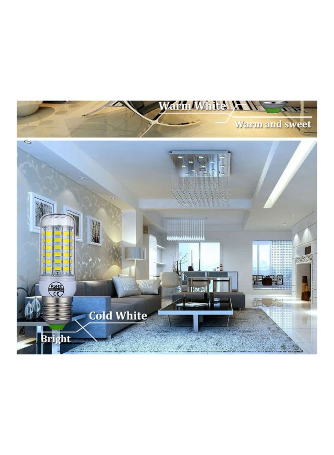 Beauenty Chandelier Candle LED Light Bulb White 7.9x3centimeter - Image 3