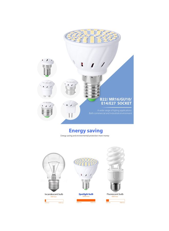 Beauenty LED Spotlight Bulb White 4.5x4.9centimeter - Image 2