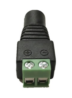 Beauenty 10-Piece CCTV Camera Female DC Power Jack Plug Adapter Black/Green 15x10x3centimeter  - Image 2