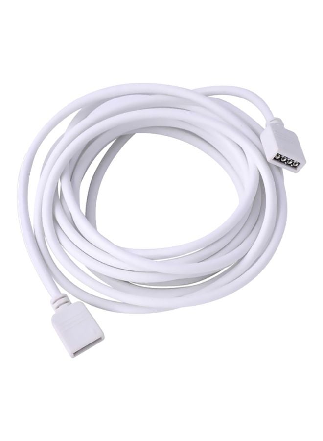 Beauenty 4-Pin LED Strip Light Extension Cable White 500x1cm - Image 1