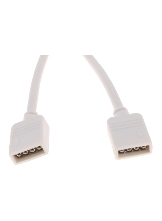 Beauenty 4-Pin LED Strip Light Extension Cable White 500x1cm - Image 2