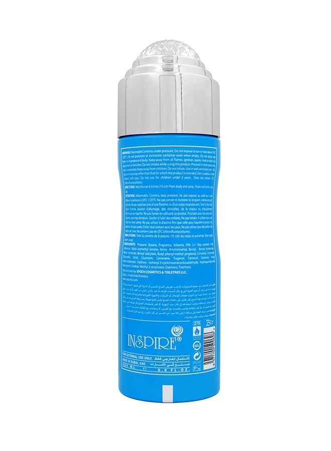 إنسباير بخاخ معطَّر للجسم إنفينيت بلو 200ملليلتر - Image 2