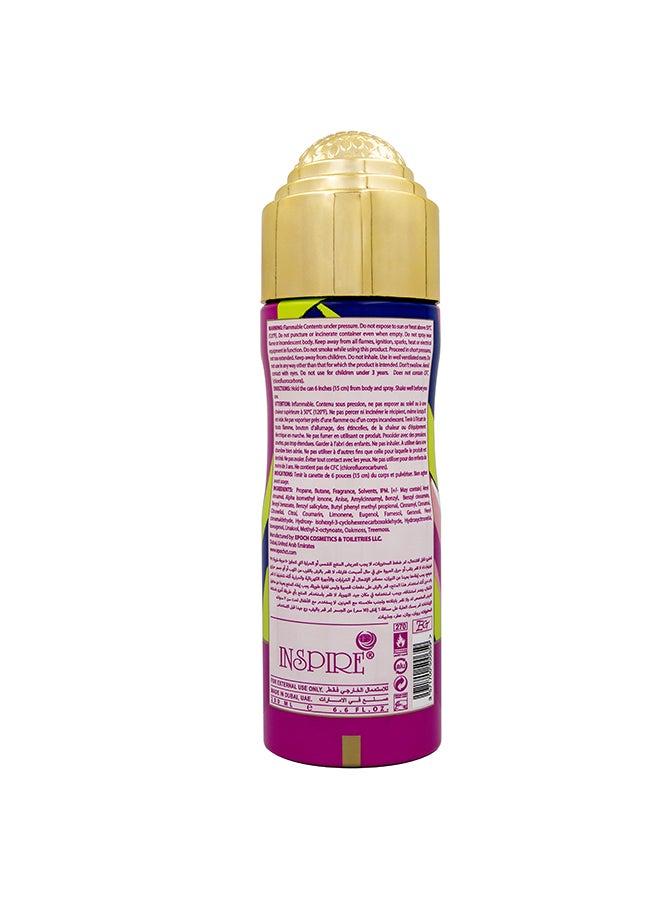 Inspire - Fantasia Perfumed Body Spray 200ml - Image 1