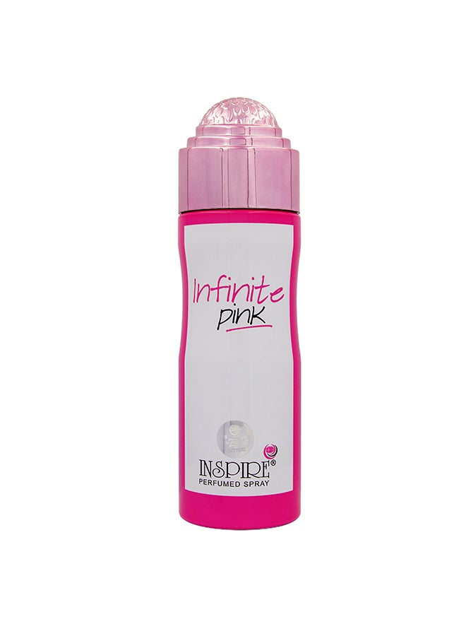 Inspire Infinite Pink Perfumed Body Spray 200ml - Image 1