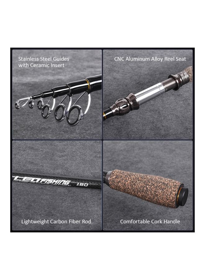 LEO Telescopic Carbon Fishing Rod - Image 4