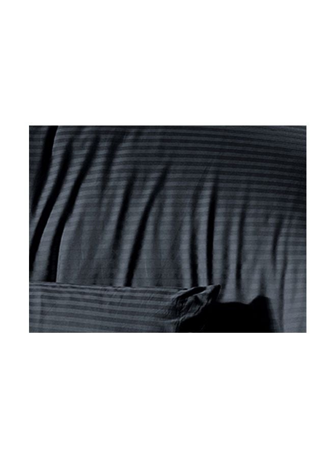 REGAL IN HOUSE 6-Piece Premium Collection Duvet Cover Set Microfiber Black 90x50cm  - Image 5