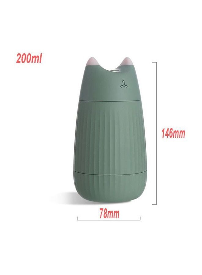 Beauenty USB Air Humidifier With LED Night Light 2W Green - Image 2
