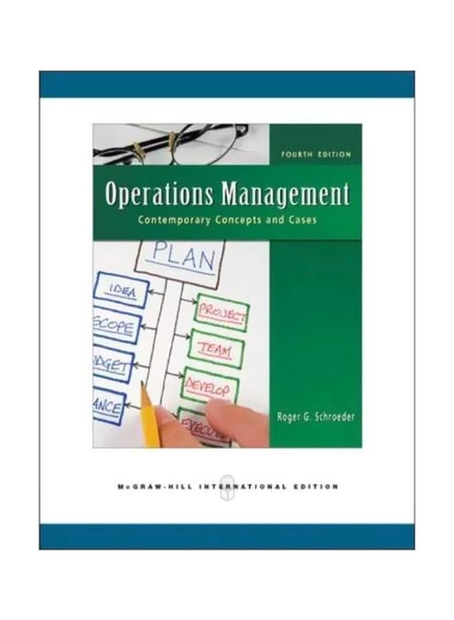Operations Management: Contemporary Concepts And Cases Paperback English by Roger Schroeder - 01 Feb 2008 
