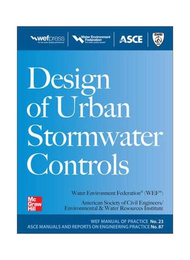 Design Of Urban Stormwater Controls Hardcover English - 2012-06-27 