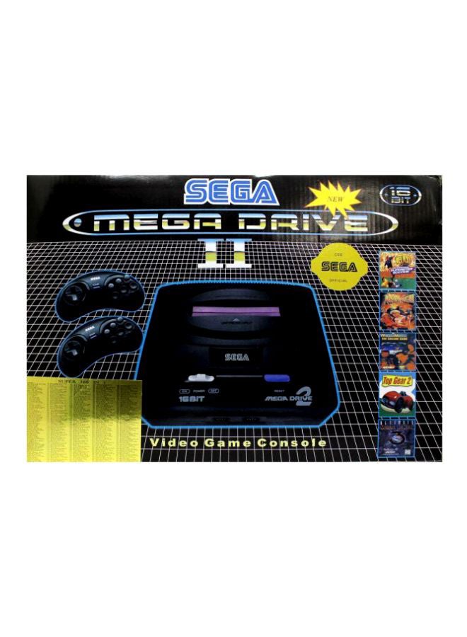 Sega - Mega Drive 2 Video Game With Console - Retro Handheld Console - Image 1